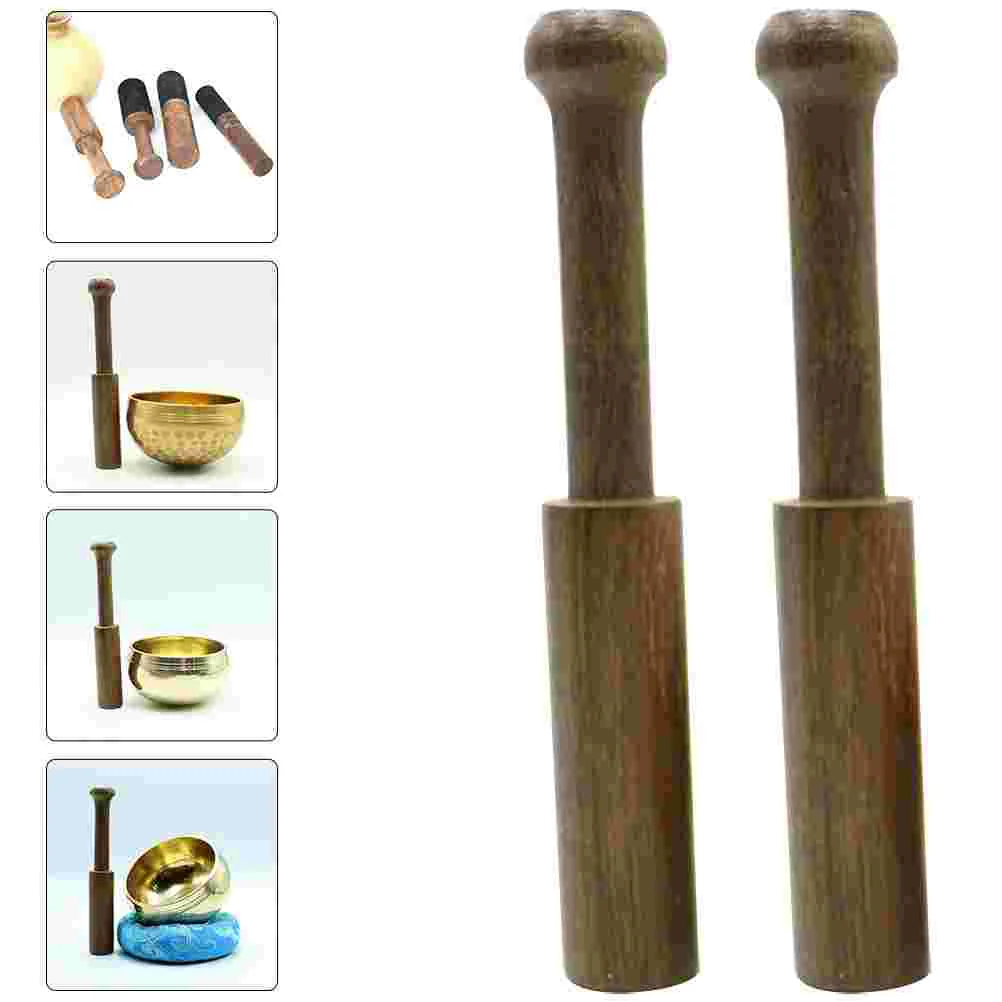 

Bowlmallet Sound Singing Sticks Bowls Rod Knocking Wood Chanting Striker Stick Tibetan Strikersnepalesemortarpestle Mindfulness