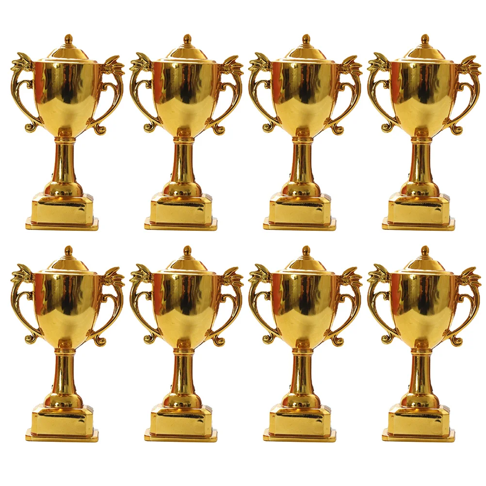 

Football Decor Model Miniature Awards Trophies Party Cake Decor Ornament Sports Decorations