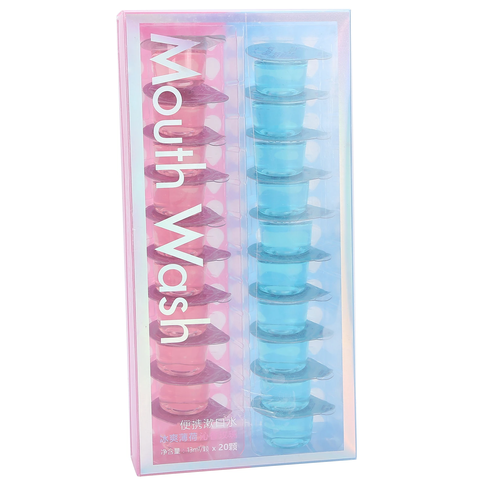

Portable Rose Mint Oral Cleaning Care Mouth Wash Freshen Breath Mouthwash 13ml x 20pcs