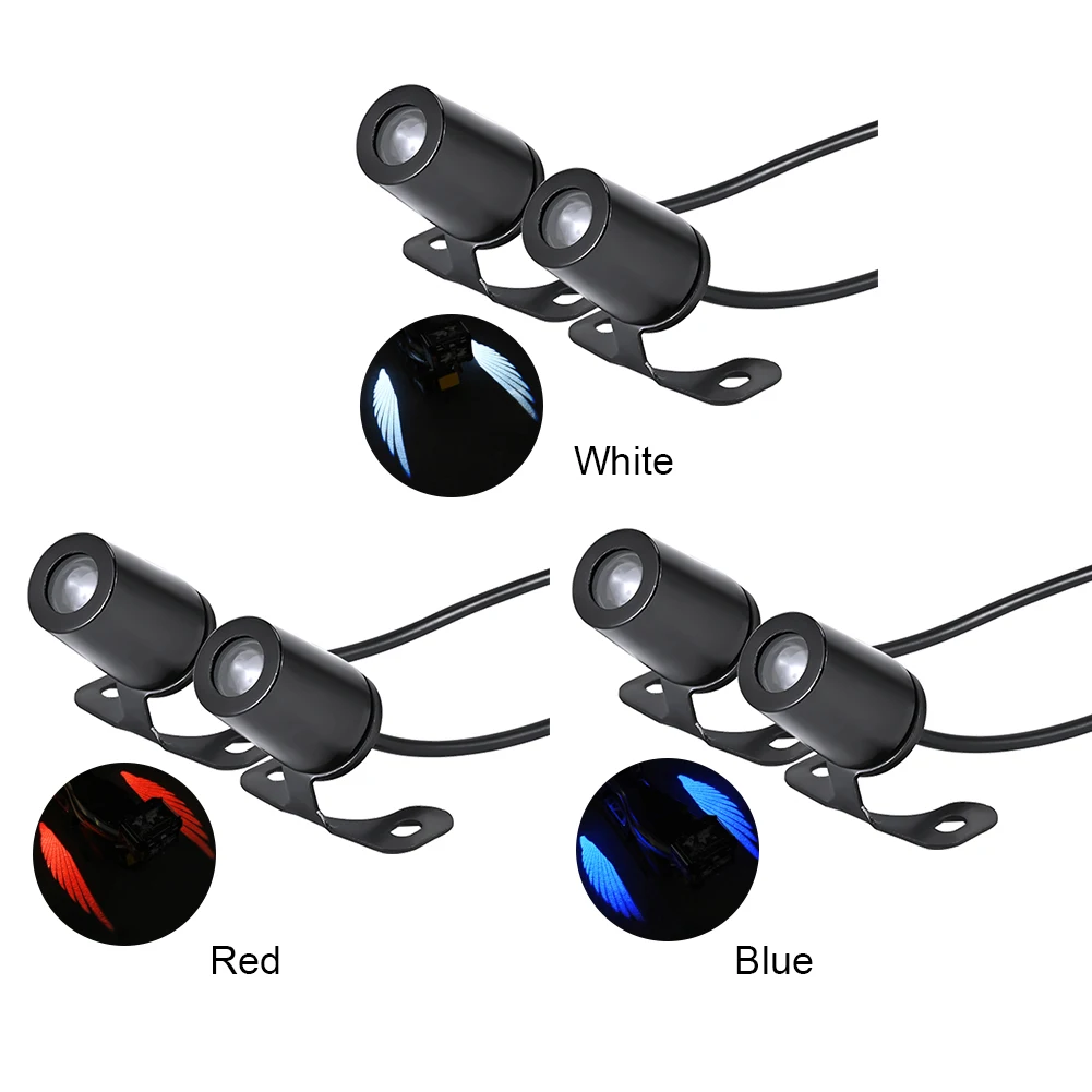 2 шт. водонепроницаемые проекционные лампы с ангельскими крыльями