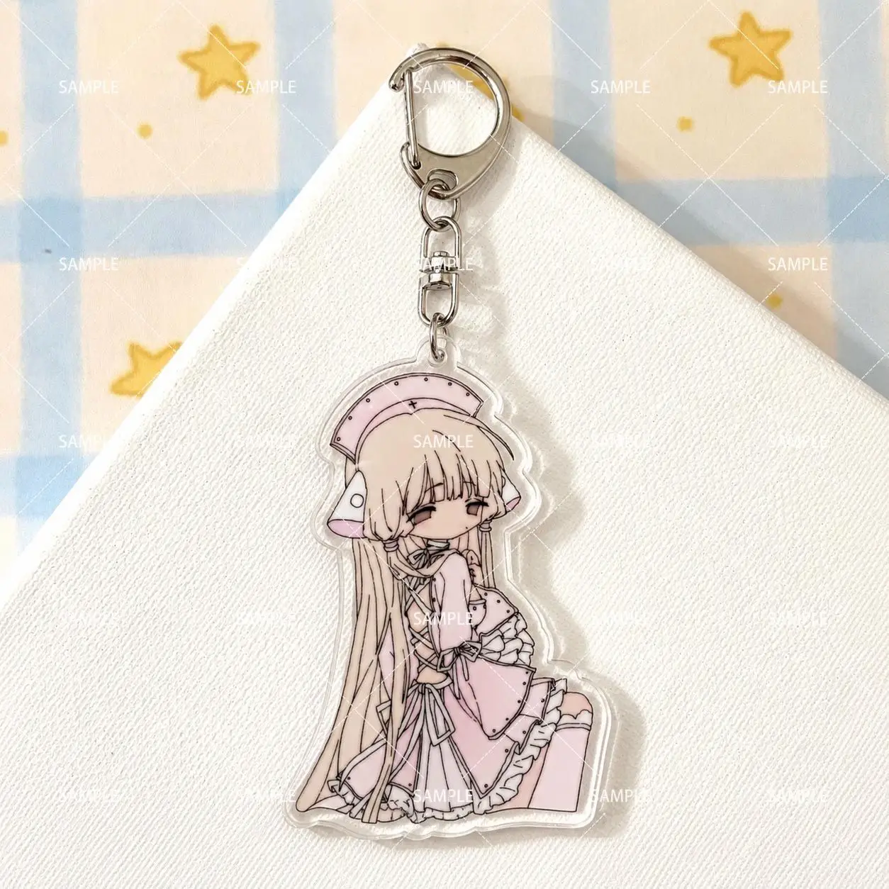 Акриловый брелок Chobits: Чи Мотосува в образе медсестры. Милый брелок-подвеска для сумки, аксессуар, подарок для друга. (art.: 3920db91fd707) - 3920db91fd707