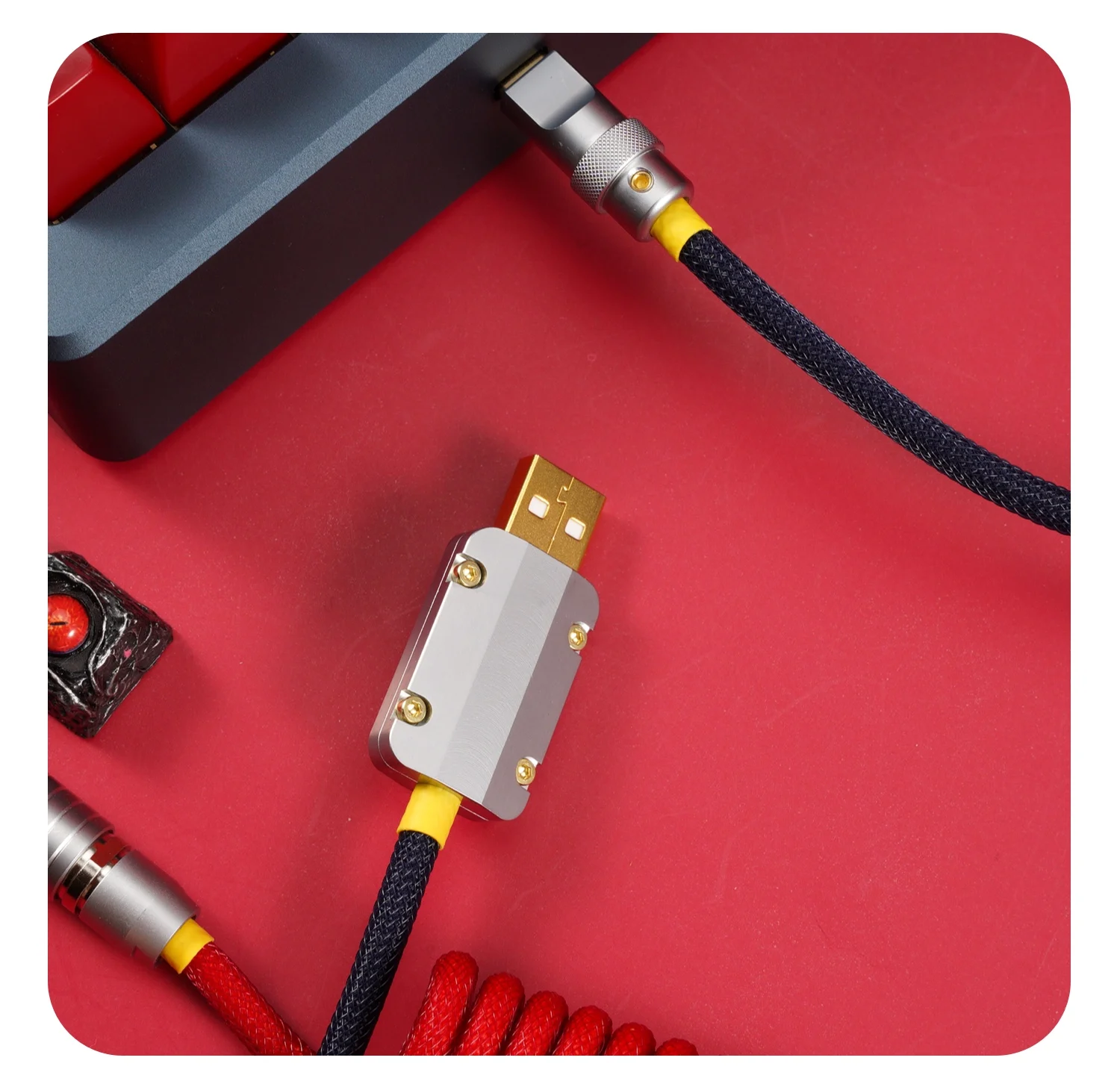 Механическая клавиатура с кабелем для передачи данных GMK тема SP