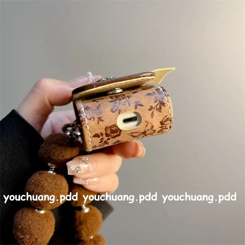 Ins Кофейный цвет AirPods1 Стерео AirPods2 Camellia airpodspro2 Защитный чехол AirPods 4 Bluetooth 3 Чехол для