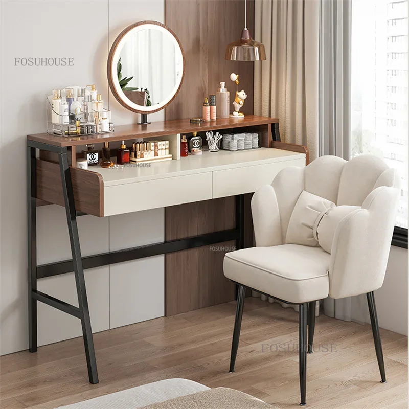 Современный туалетный столик с ящиками набор для спальни домашний роскошный