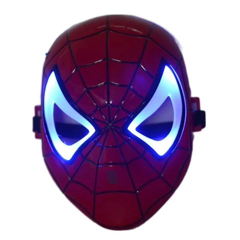 

Marvel Animation Will Shine Spiderman Mask Cosplay Spiderman Props Children Toys Unisex Men and Women Halloween Christmas Gifts