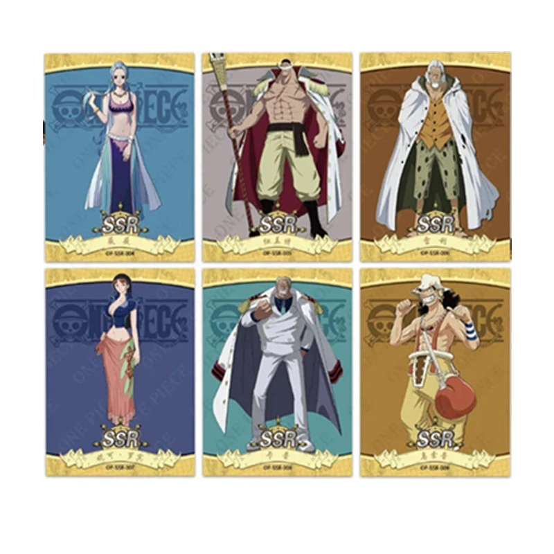 Фото Полная карта аниме ONE PIECE Nico Robin Zarbon Donquixote Doflamingo, подарок на Рождество, день рождения, детская игрушка, коллекционная карта №2