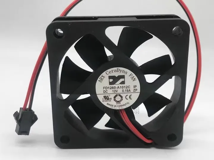 Бесплатная доставка оригинальный 6015 FD1260-A1012C DC12V 0 19A бесшумный 6 см охлаждающий