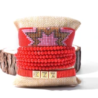 rttooas pulsera miyuki estrella for women tassel charm bracelet handmade braided star friendship boho bracelets fashion jewelry