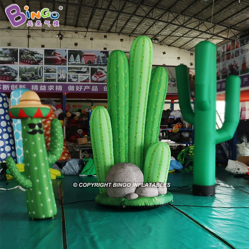 

Гигантский надувной кактус 1,53x1,3x3 м, надувной кактус для рекламы на дереве, надувной шар