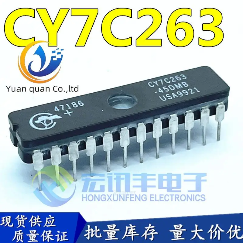 

2pcs original new CY7C263 CY7C263-45DMB CDIP-24