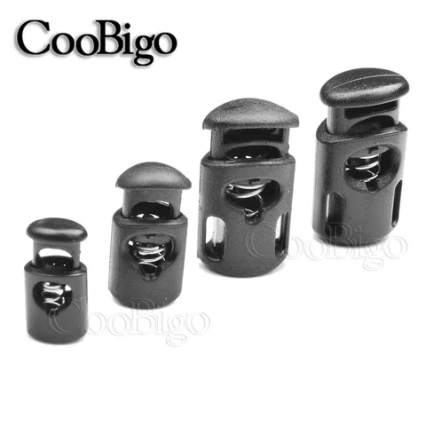 Стопор для шнура CooBigo, пластик, черный, 50 шт.