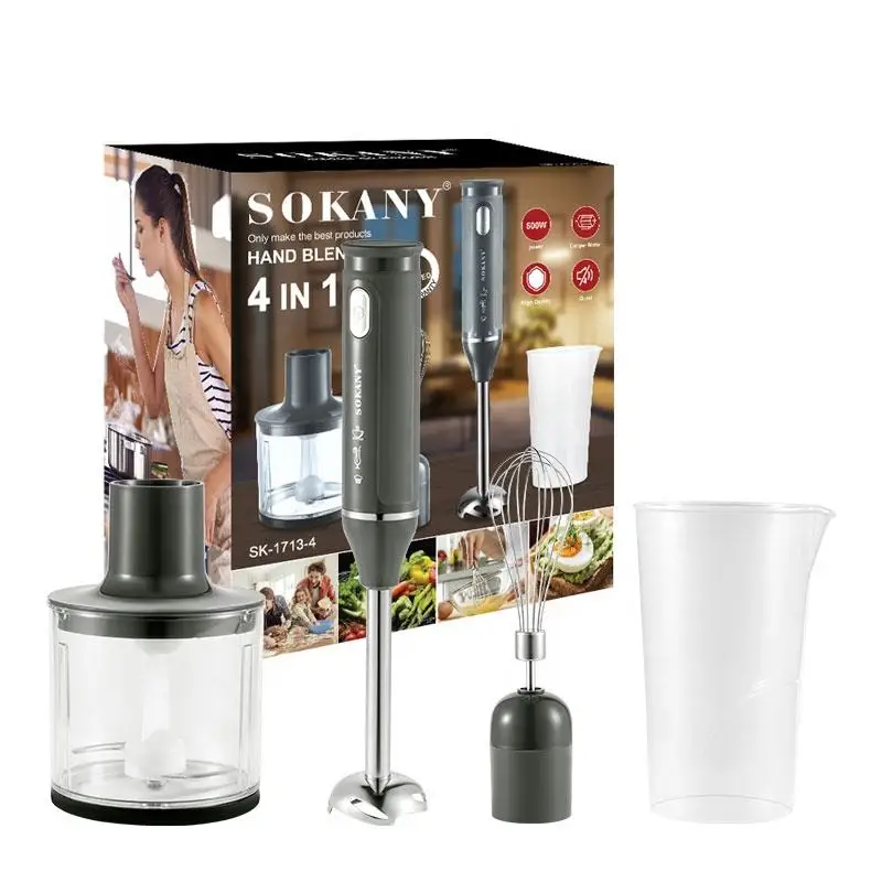 500 Watt 2-Speed Immersion Multi-Purpose Hand Blender Heavy 