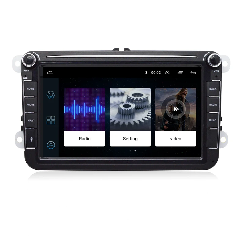

2 din android 10 Quad core 2+32g car dvd player for vw golf polo passat bora tiguan touran car radio autoradio stereo