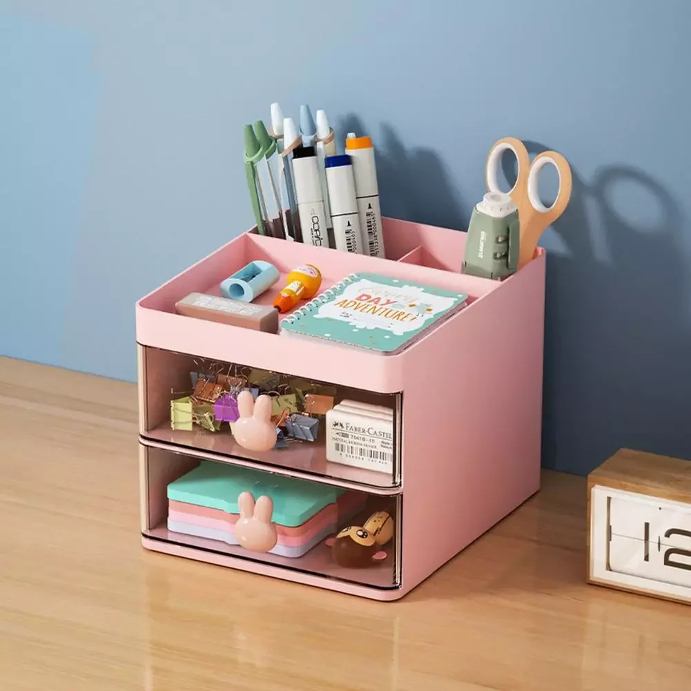 

Makeup Drawer Modern High Capacity Portable Plastic Jewelry Lipstick Storage Case Household Products