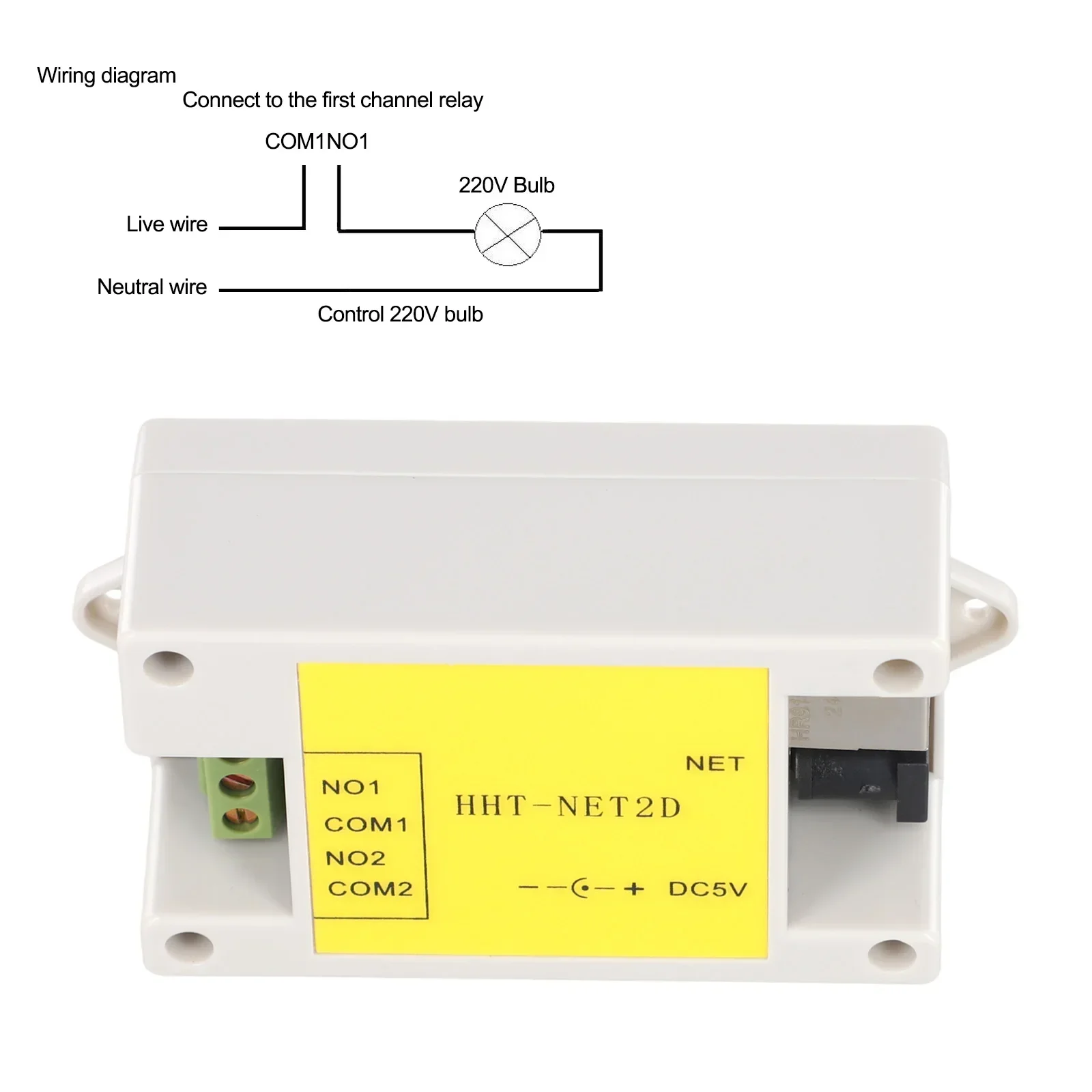 1 шт. HHT-NET2D Ethernet IP 2-канальная релейная плата переключатель задержки модуль