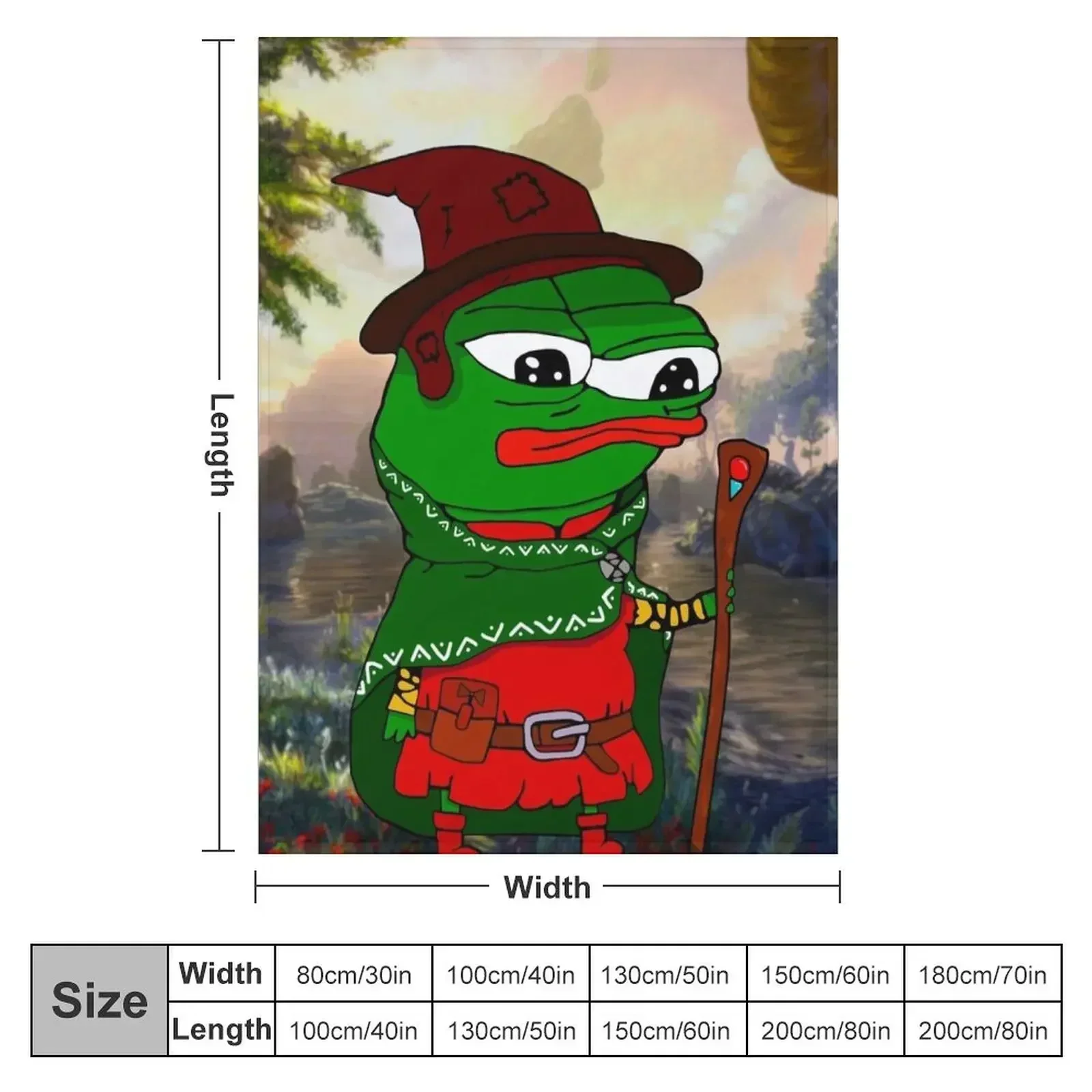 Одеяло Wizard Pepe Sorcerer Apu фланелевые одеяла для рождественских украшений