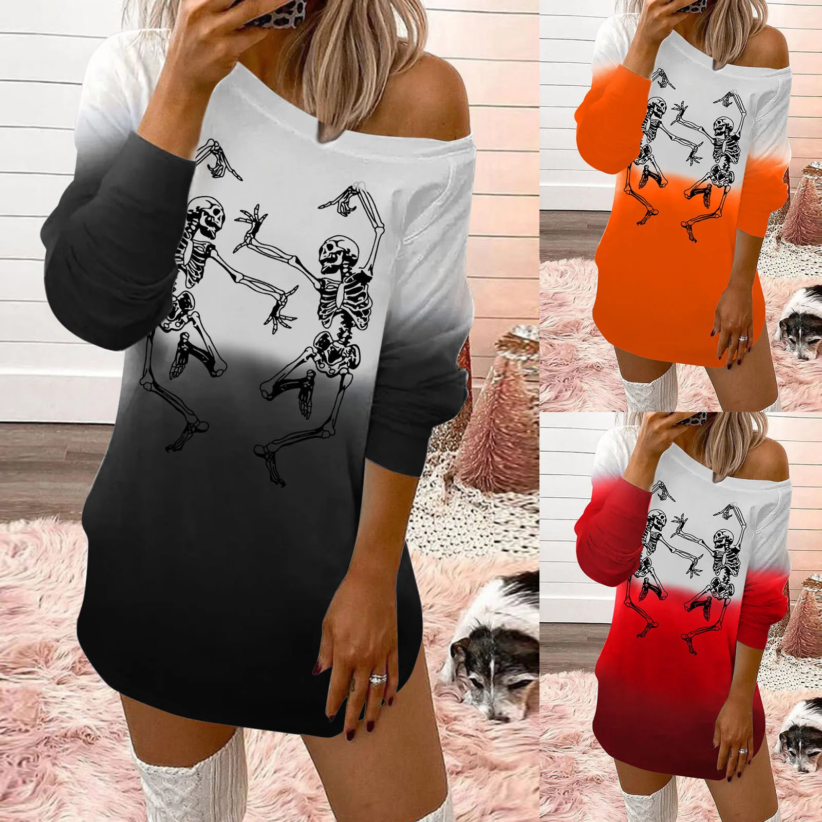 

Sweatshirts Dress For Women Fashion Crew Neck Womens Aline Dresses Long Sleeve Dresses for Women Work Dresses for Juniors Formal