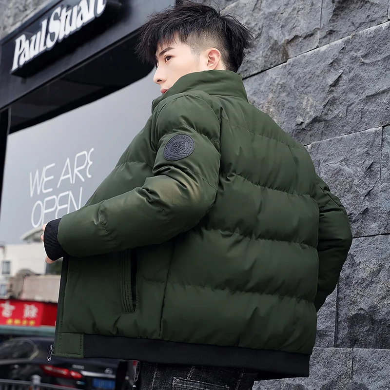 Winter Coat For Men 2022 New Autumn And Winter Short Style Cotton-padded Jacket Winter Wear Tide Brand Large Size Cotton-padded