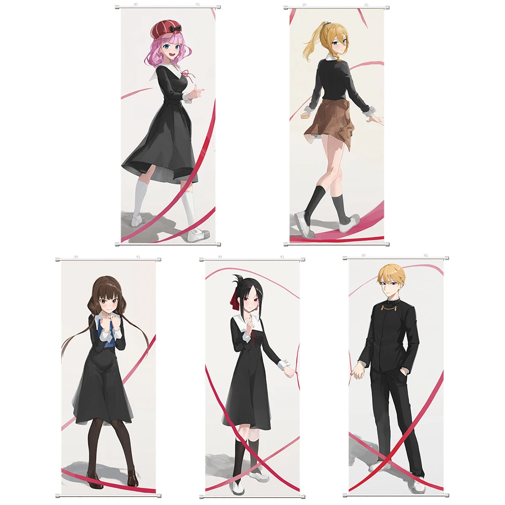 30x75 см Kaguya-sama Love Is War Kaguya Chika HD Печать баннер настенный плакат свиток 12 
