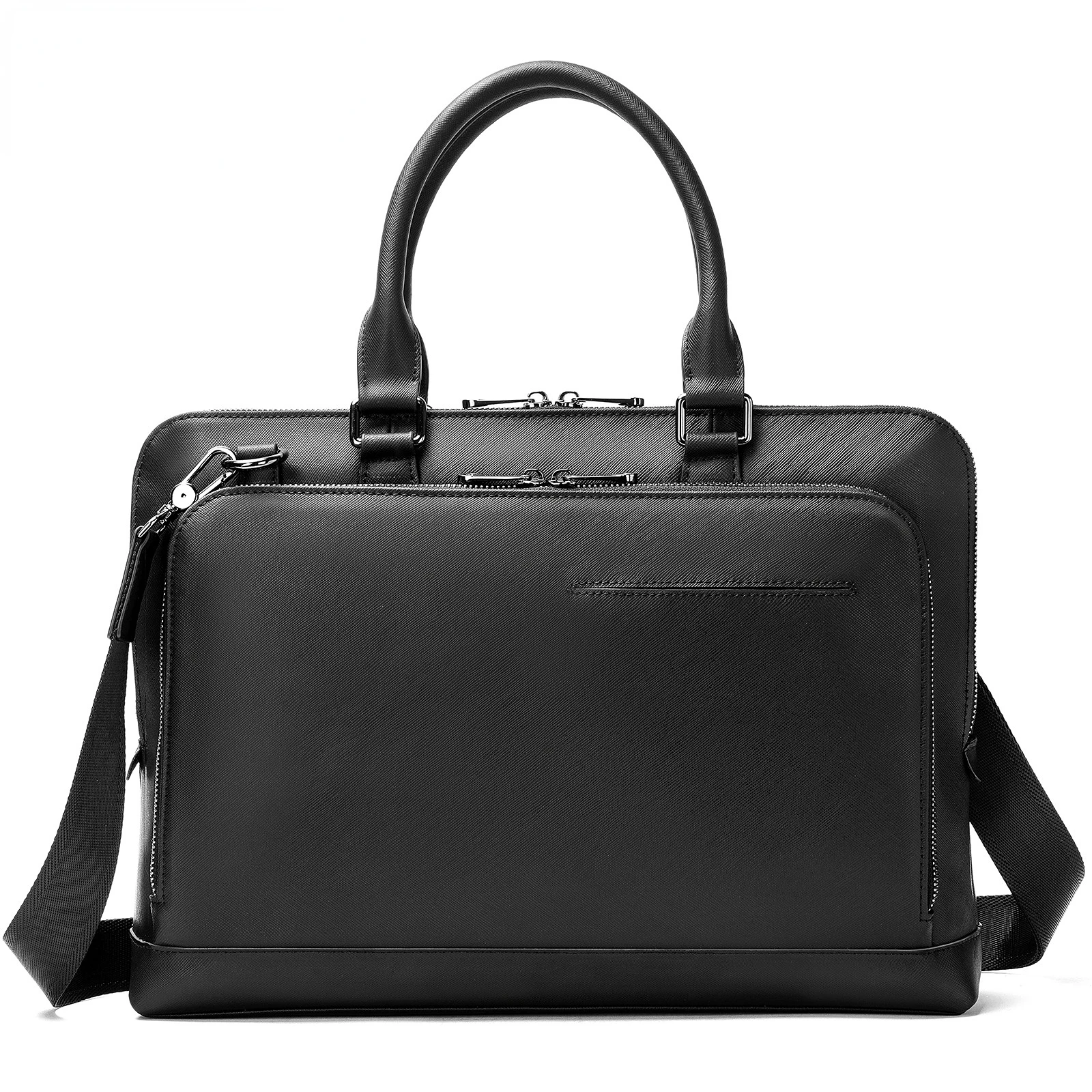 New Men's Bag One Shoulder Men's Briefcase Leather High Quality Business Handbag Messenger Bag Men Laptop Bags Office File
