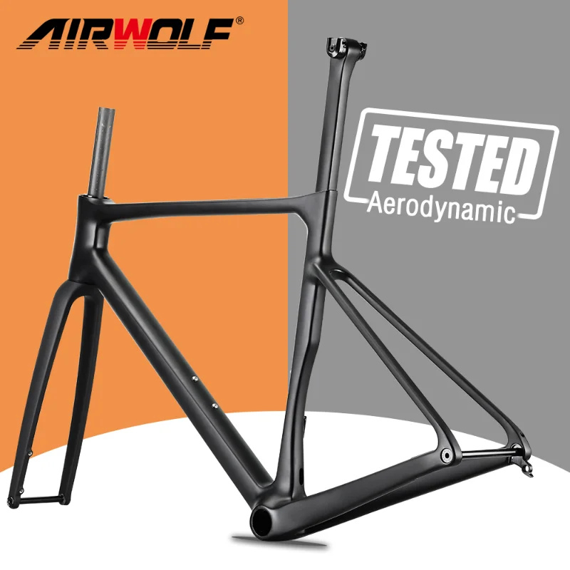 

New T1100 Carbon Frame 700C*38C Bike Frame BB86 Disc Brake Bicycle Frameset Road Bike Frame Cyclocross Bike