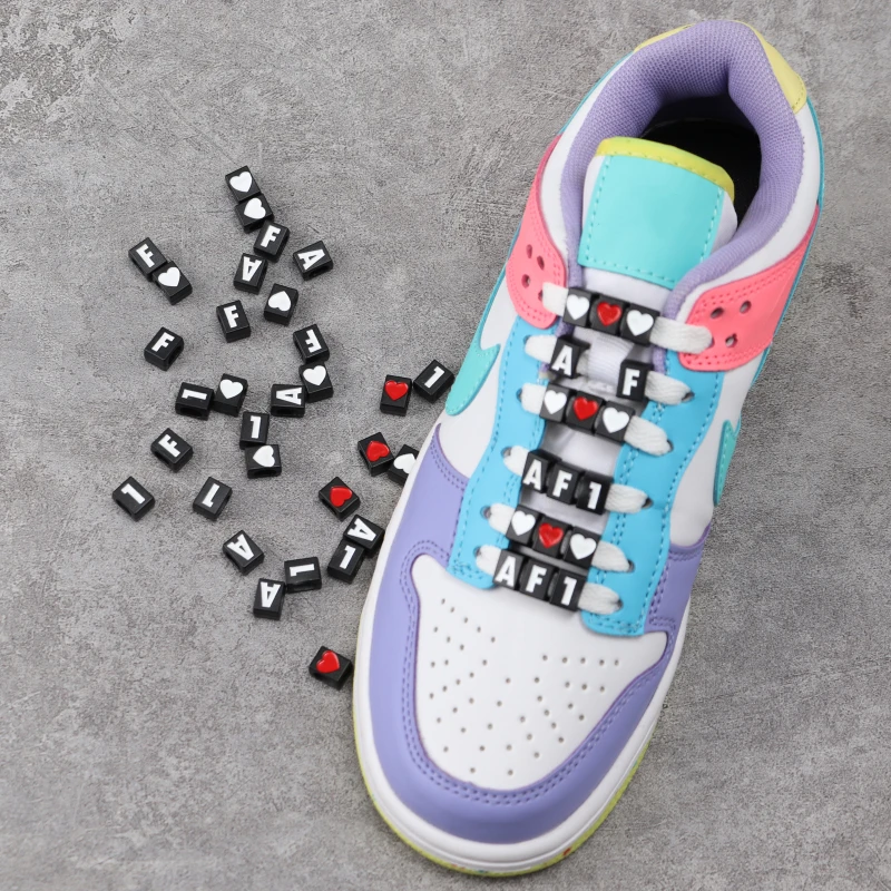 

Private Mold Shoelace Buckle Metal Shoelaces AF1 Shoelaces Buckle Accessories Metal Lace Lock DIY Sneaker Kits Metal Lace Buckle