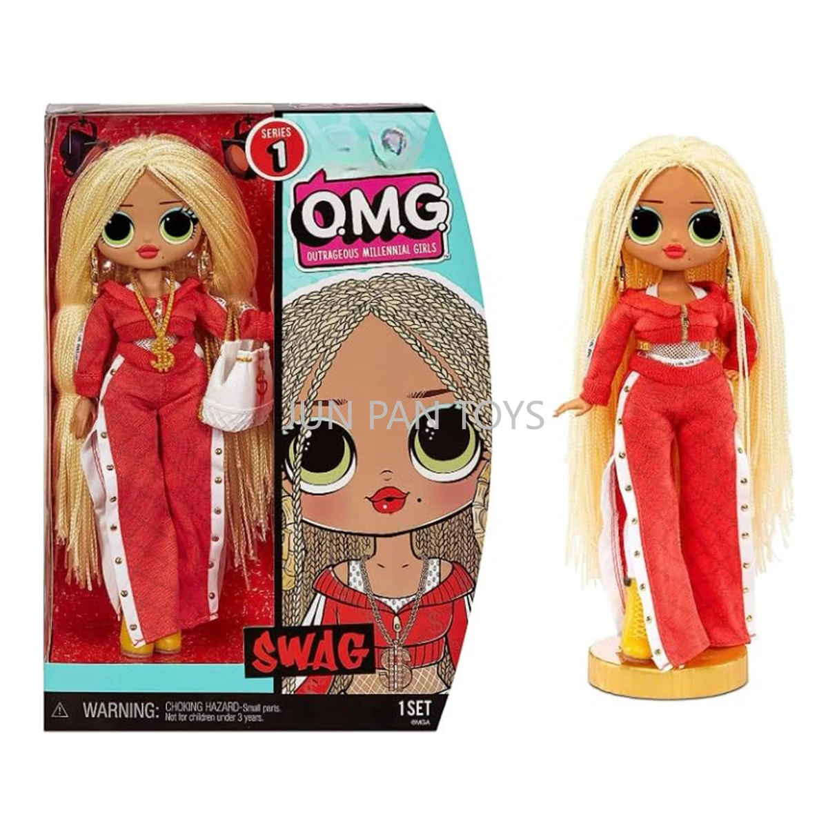 Фото Коллекционная кукла LOL Surprise OMG Series 1 Outrageous Millennial Girls Swag Fashion — подарок на день рождения, игрушка для детей №1