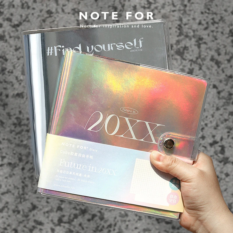 

Блокнот с мягкой искусственной поверхностью 16x16 см, 168 страниц, простой карманный блокнот для молочных продуктов, журнал «сделай сам», плане...