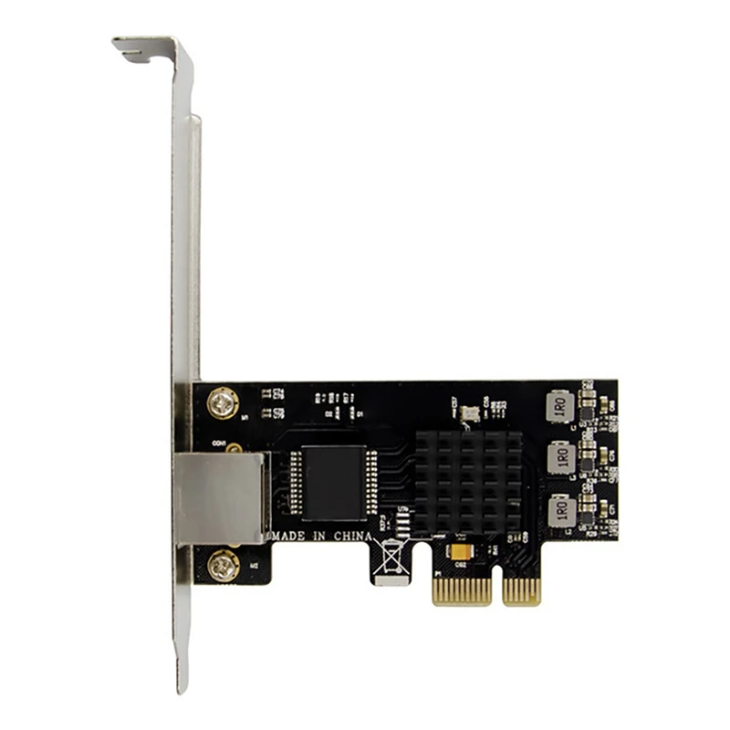 

PCI-E Network Card PCI-E X1 RTL8125 Single-Port 2.5G Gigabit Server Network Card 2.5Gbe Multi-Gigabit NIC