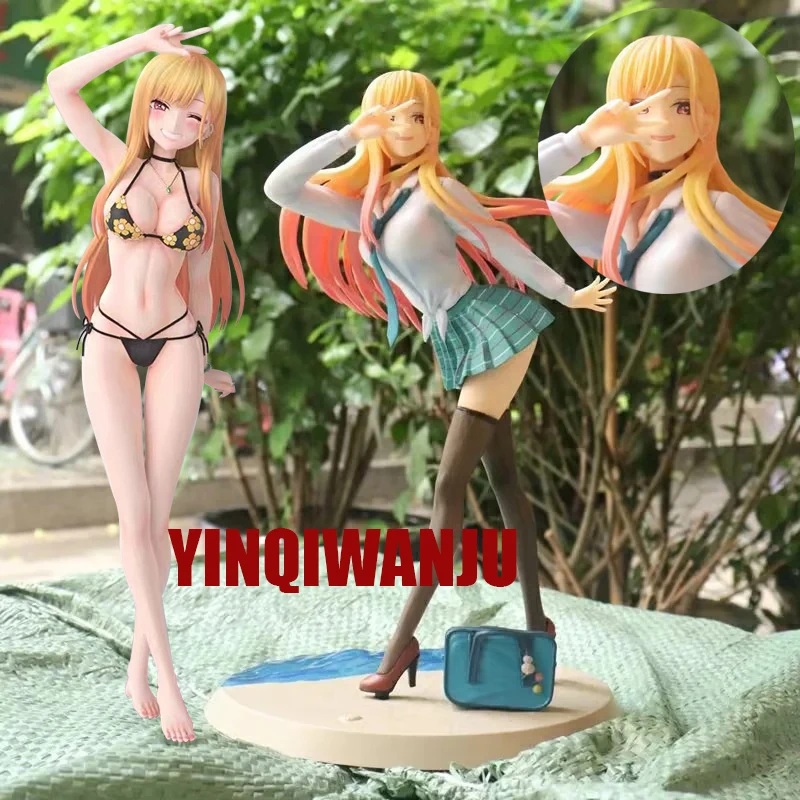 

Japanese Anime My Dress-Up Darling Kitagawa Marin Bikini Sexy Girl PVC Action Figure Toy Adults Collection Model Doll Gifts