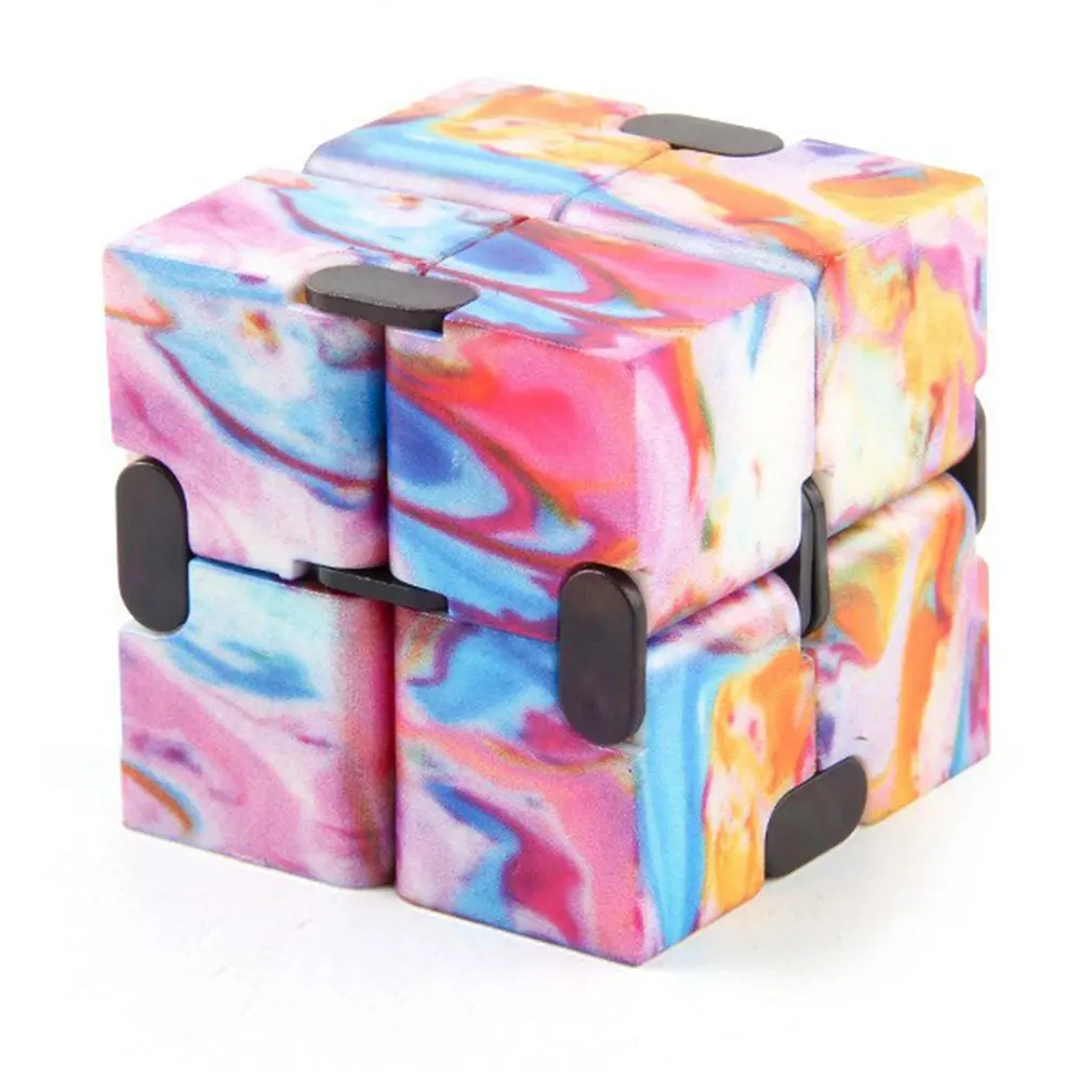 

Starry Sky Infinity Magic Cube Square Puzzle Toys Relieve Stress Hand Game Four Corner Maze Toys Children Adult Decompression