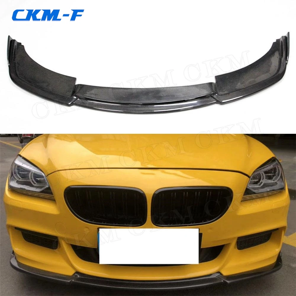 Передний спойлер из углеродного волокна для губ бампер FRP BMW 6 серии F06 F12 F13 630 640 650 M