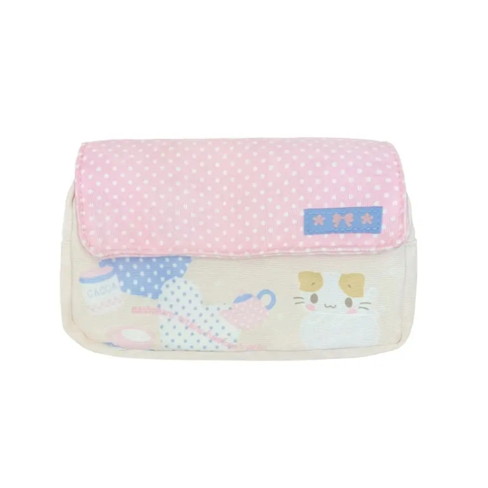 

Сумка для ручек мультяшный кот холст