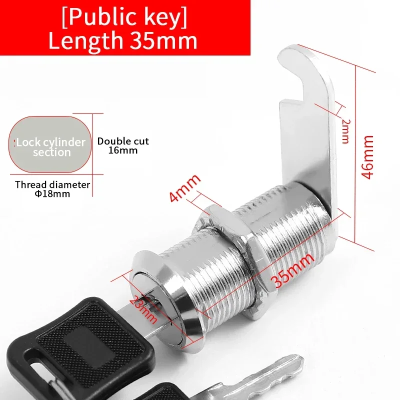 

Комплект поворотных замков 16/20/25/30/35 мм