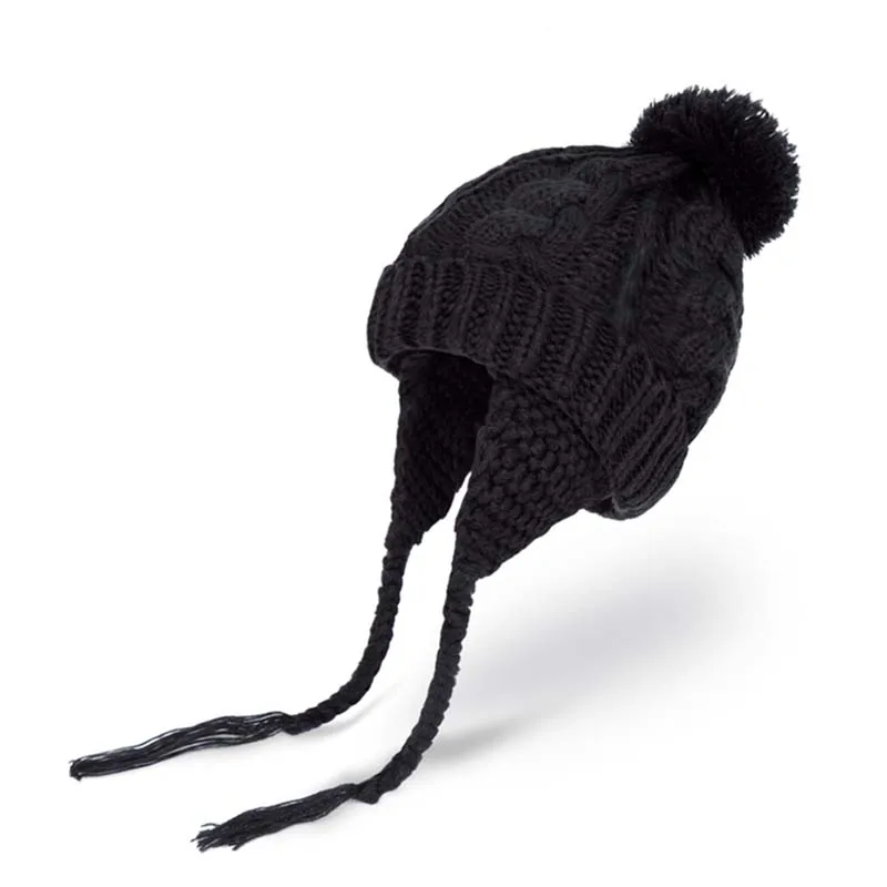 

7 Colors Hot Baby Pom pom Winter Hat For Boys Girls Ball Hat Kids Warm Knitted Hat Newborn Beanie Cap Fashion Cute Infant Cap
