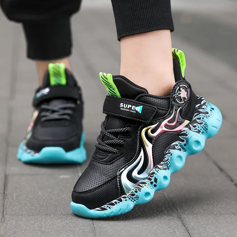 

2022 New Fashion Running Shoes Kids Lightweight Children Sneakers BreathableBoys Tenis Casual Walking Shoes for Boys & Girls