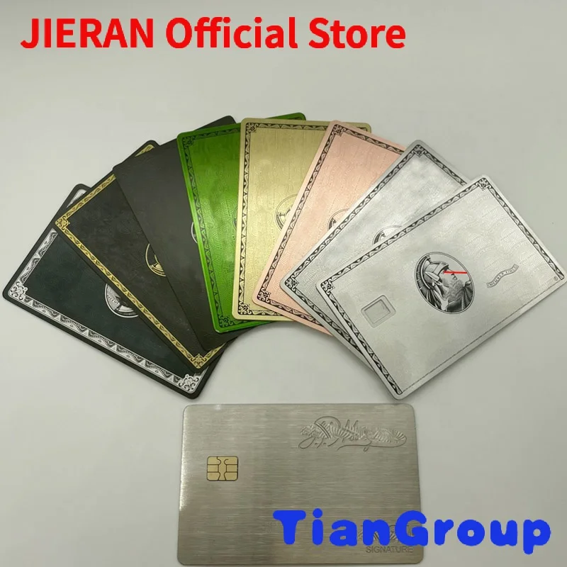 

Laser Cut Premium Custom Magnetic Stripe Membership Bank Amex Express Black Metal Credit Card