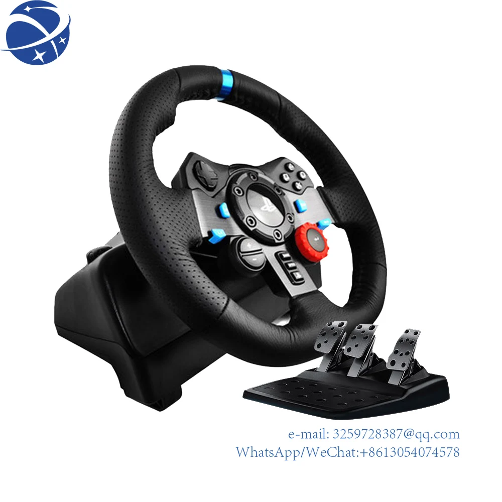 

Available Dual-Motor Feedback Driving Force G29 Racing Wheel with Responsive Pedals Video Game Controller