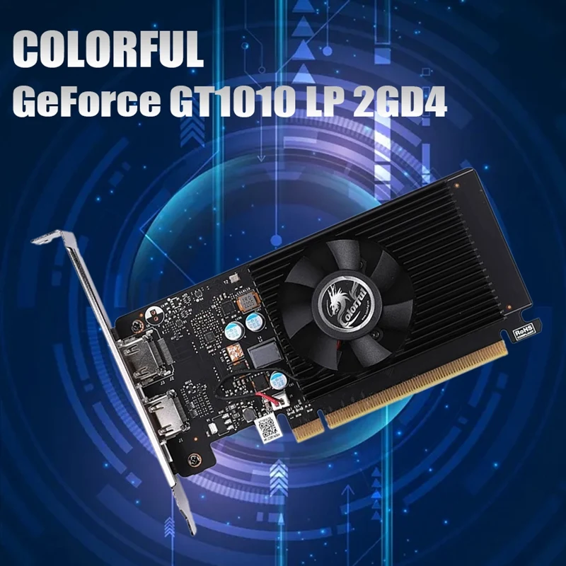  Geforce GT1010 LP 2GD 4, 2 , 64 , GPU 14 , 1151 , 1379 , 2x HDMI