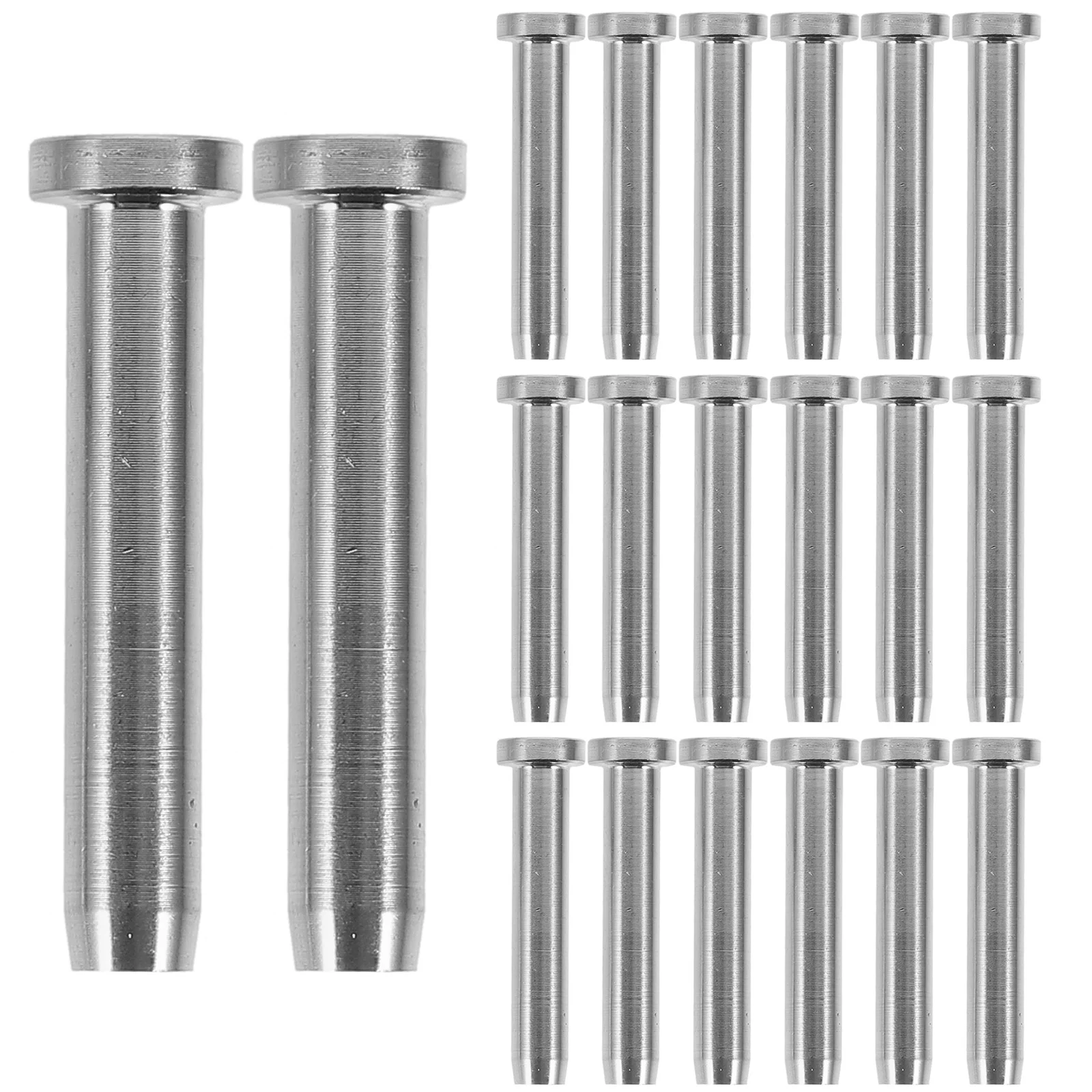 

20 Pcs Rope Tensioner Stainless Steel Cable Cable Crimps Swage Stud End Cable Railing Wire Rope Kit