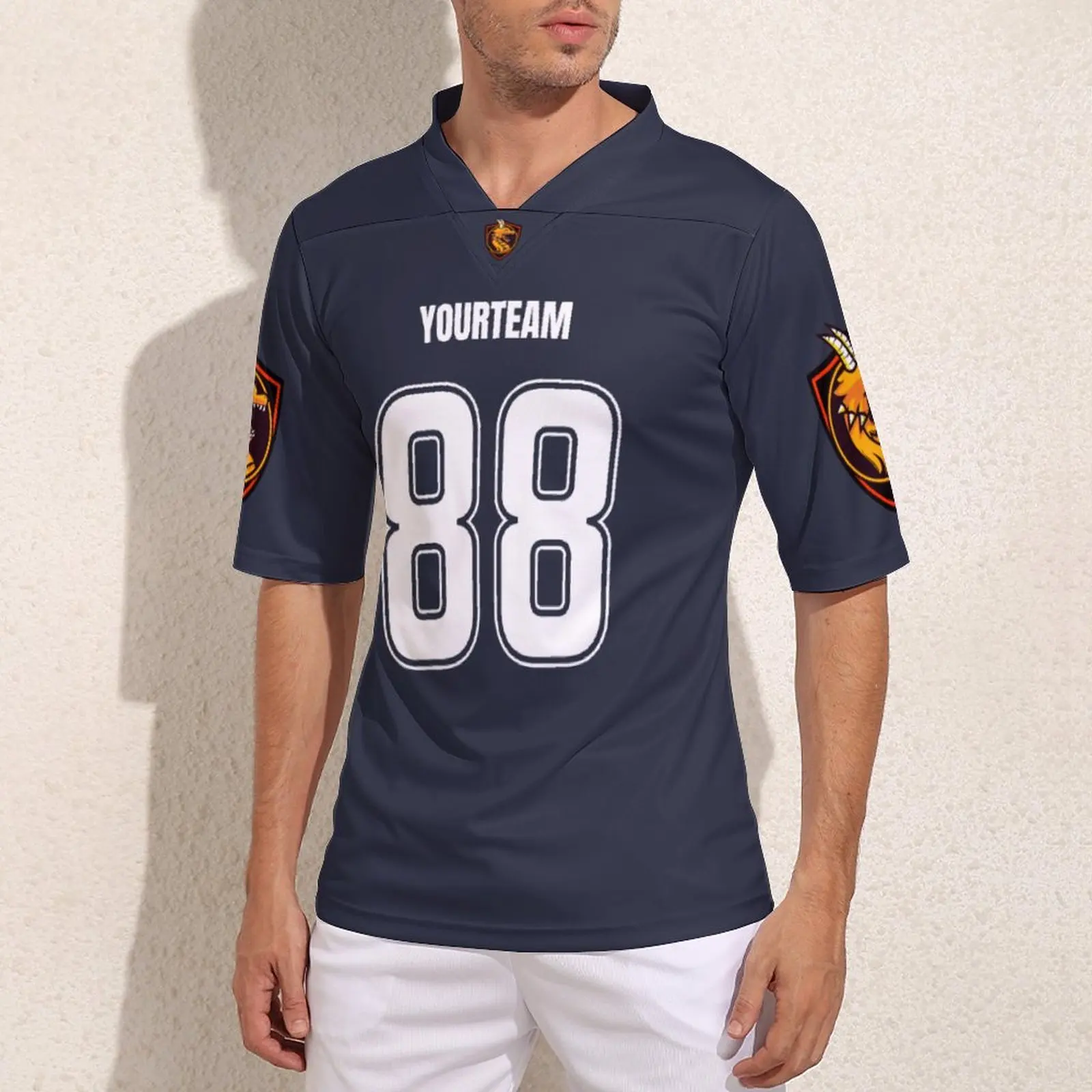 Изготовленные на заказ трикотажные изделия для регби команды Далласа № 88