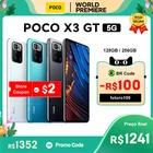 Смартфон POCO X3 GT 5G, 8 ГБ, 128 Гб256 ГБ, NFC глобальная версия, MTK 1100, 67 Вт, 6,6 дюйма, 120 Гц, 5000 мА  ч, тройная камера 64 мп