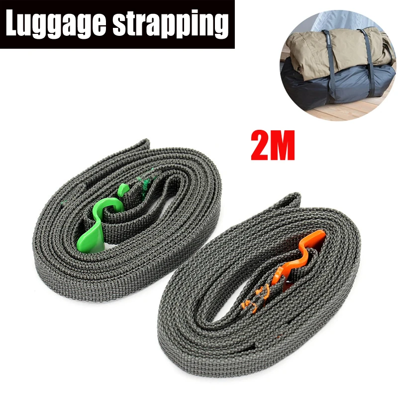 

Camping Outdoor Travel Equipment Durable Quick Release Luggage Strap with Stainless Steel Buckle for Outdoor Durable Tools