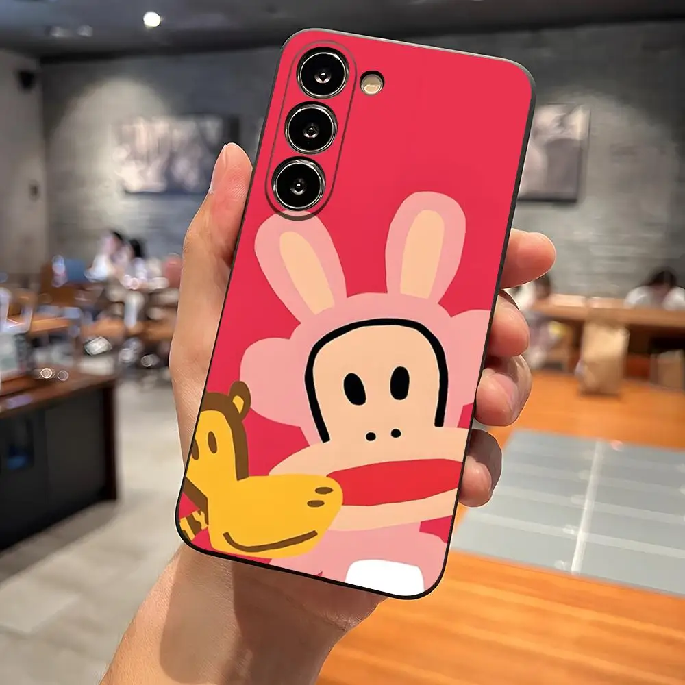 P-Paul F-Frank Phone Case For S23 Samsung S24 Ultra S22 S20 Fe S21 Plus Galaxy A54 A34 A24 A53 Back Cover