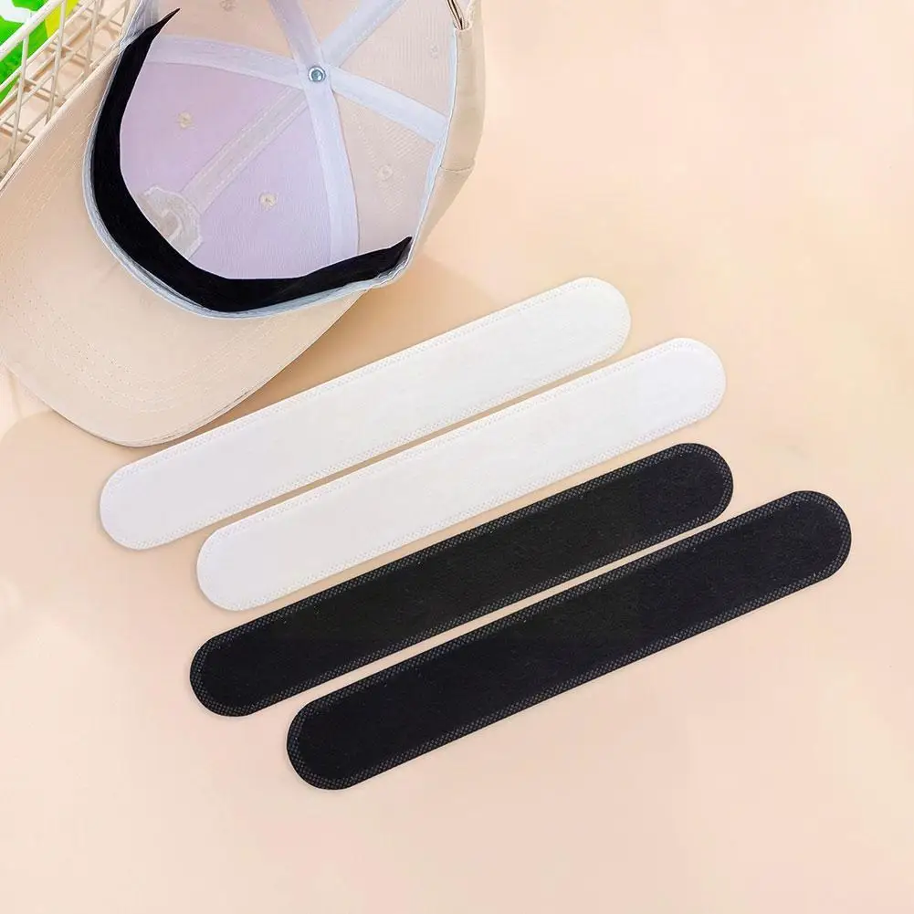 

10Pcs Hat Invisible Sweat Absorber Liner Pads Summer Stickers Absorbing Sweatband Cap Anti-dirty Baseball Size Sweat Reduce K2Y0