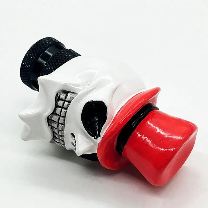 z czaszką Gałka dźwigni zmiany biegów Czaszka Ręczna automatyczna gałka Wyścigi samochodowe Dźwignia Szkielet Uchwyt