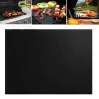 non stick bbq grill mat outdoor barbecue baking sheet 40x33cm reusable cooking grilling pad bbq accessories
