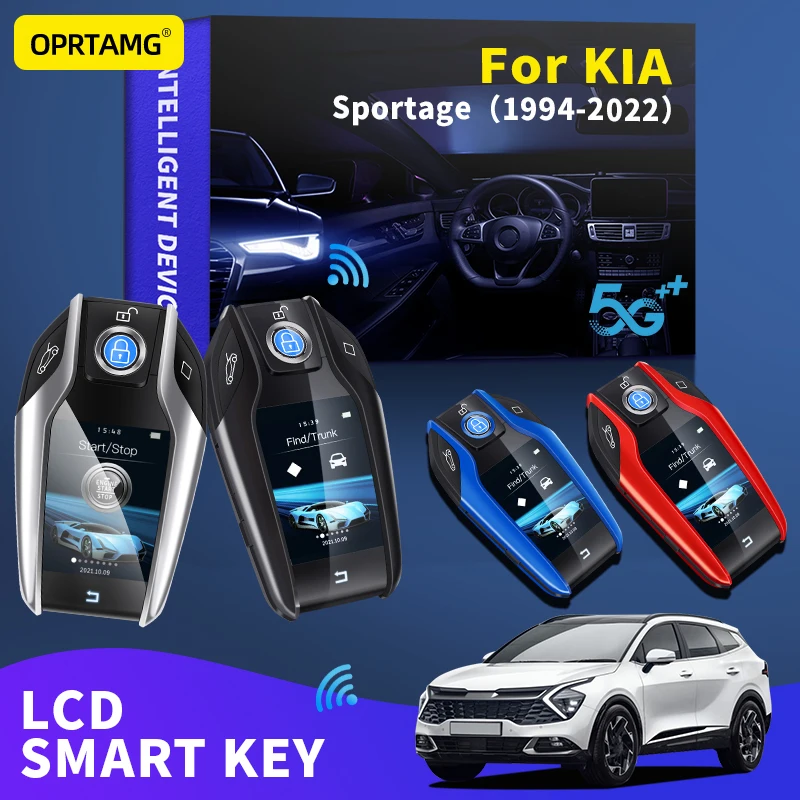 

OPRTAMG БЕСКЛЮЧЕВОЙ смарт-ключ для автомобиля KIA Sportage 1994 1995 1996 1997 1998 1999 2000 2001-2022 дистанционный ключ ЖК-экран