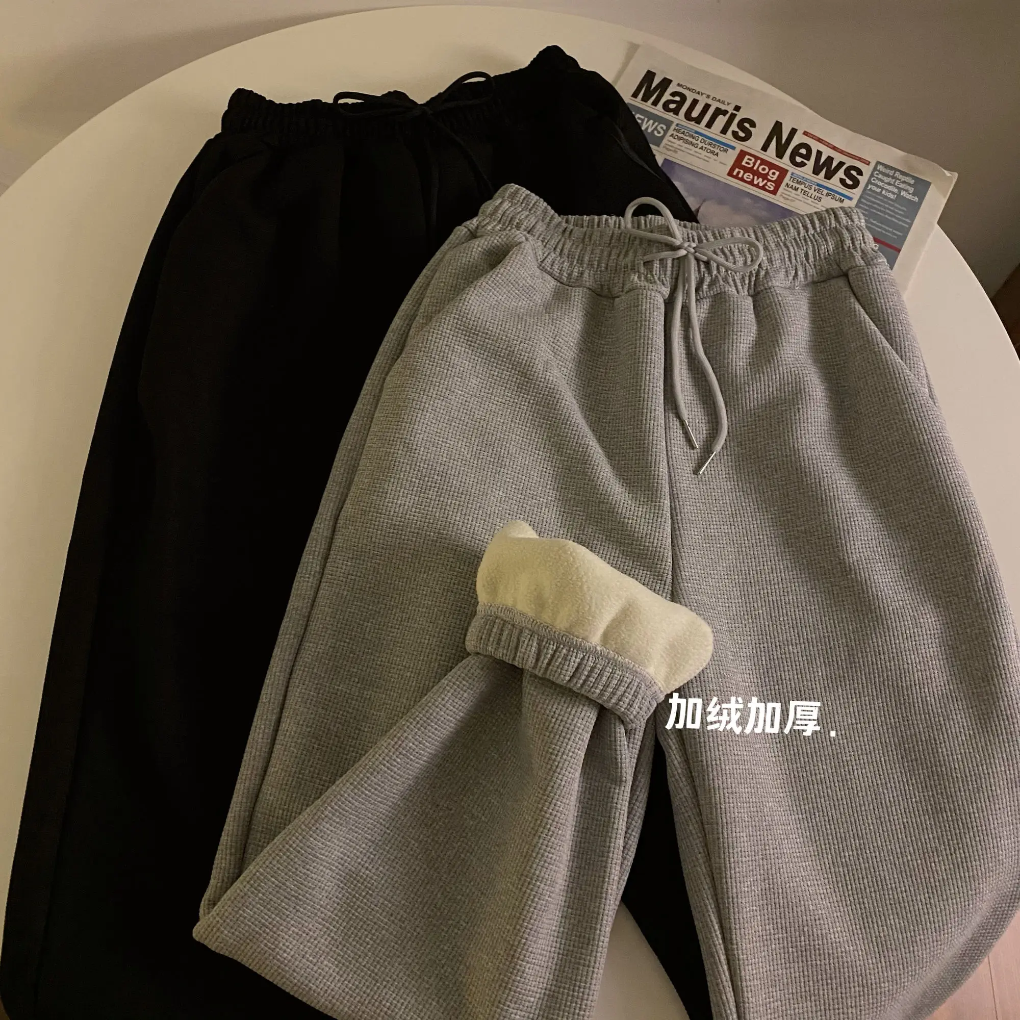 Женские Плюшевые Спортивные брюки