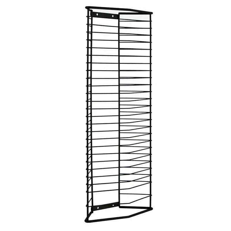 

Storage Rack Tower (28 DVDs, 28 BluRays), Black